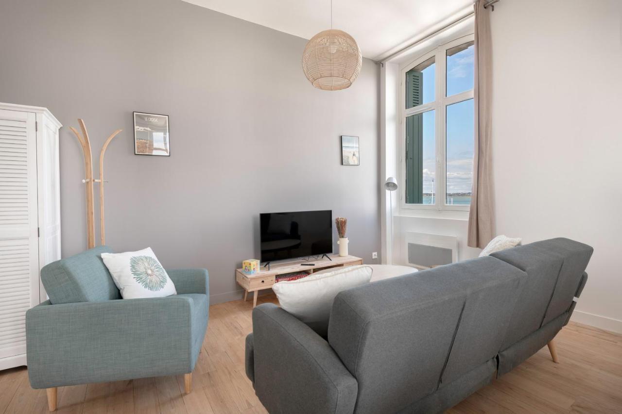 Bel Appartement Vue Sur Le Port Du Croisic 勒克鲁西克 外观 照片